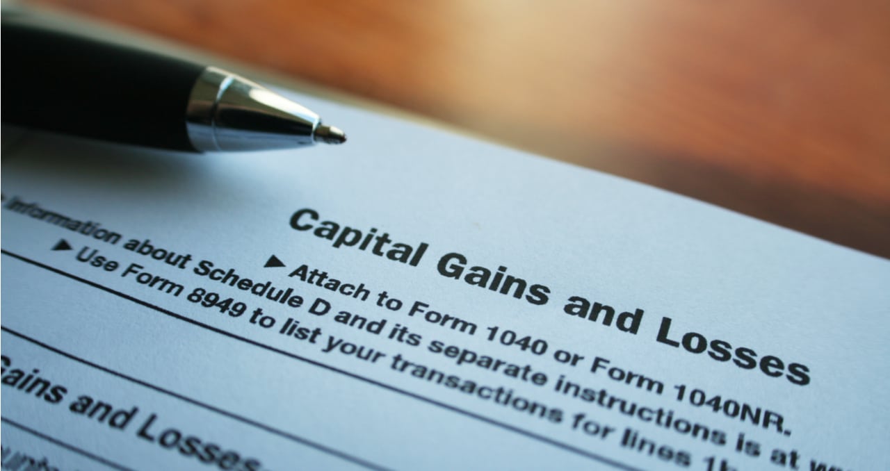 capital gains tax on investment property form