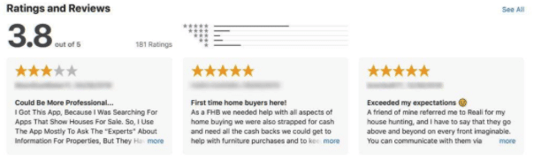 reali real estate app reviews apple app store