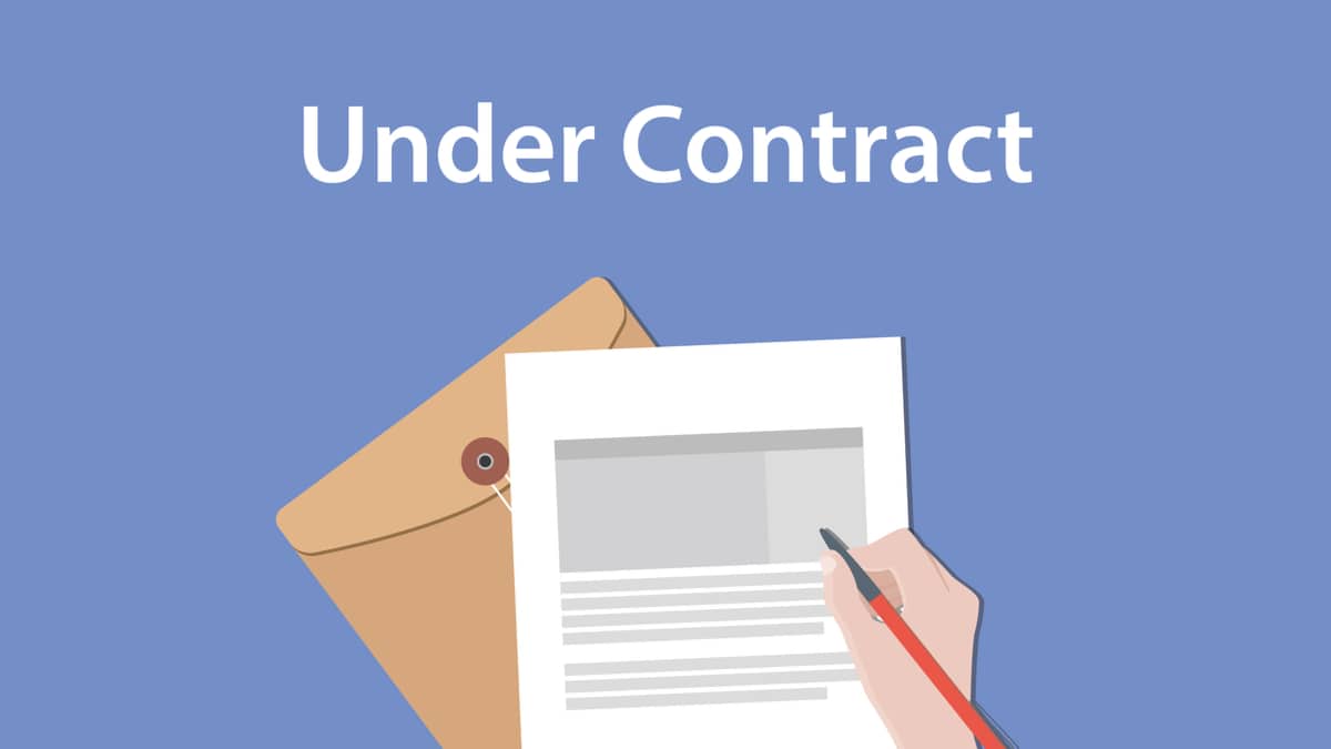 under contract real estate contract