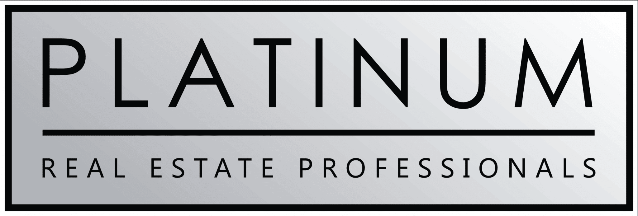 Logo for Platinum Real Estate.