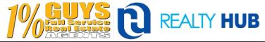 1% Guys Full Service Real Estate Agents Logo