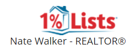 Nate Walker 1 Percent Lists Realtor Logo
