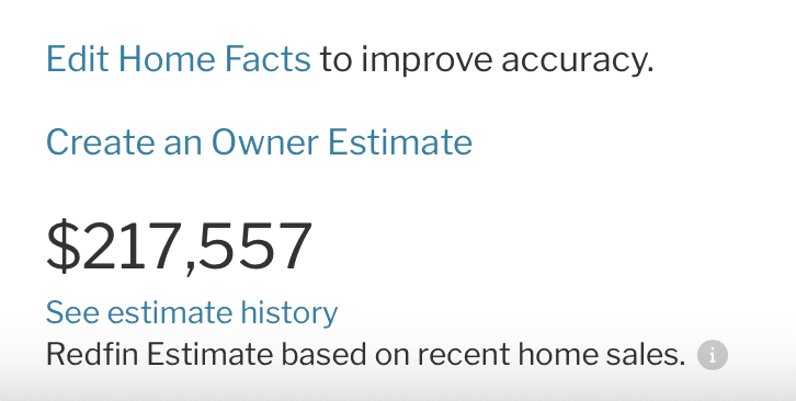 Edit Home Facts on a Redfin property listing